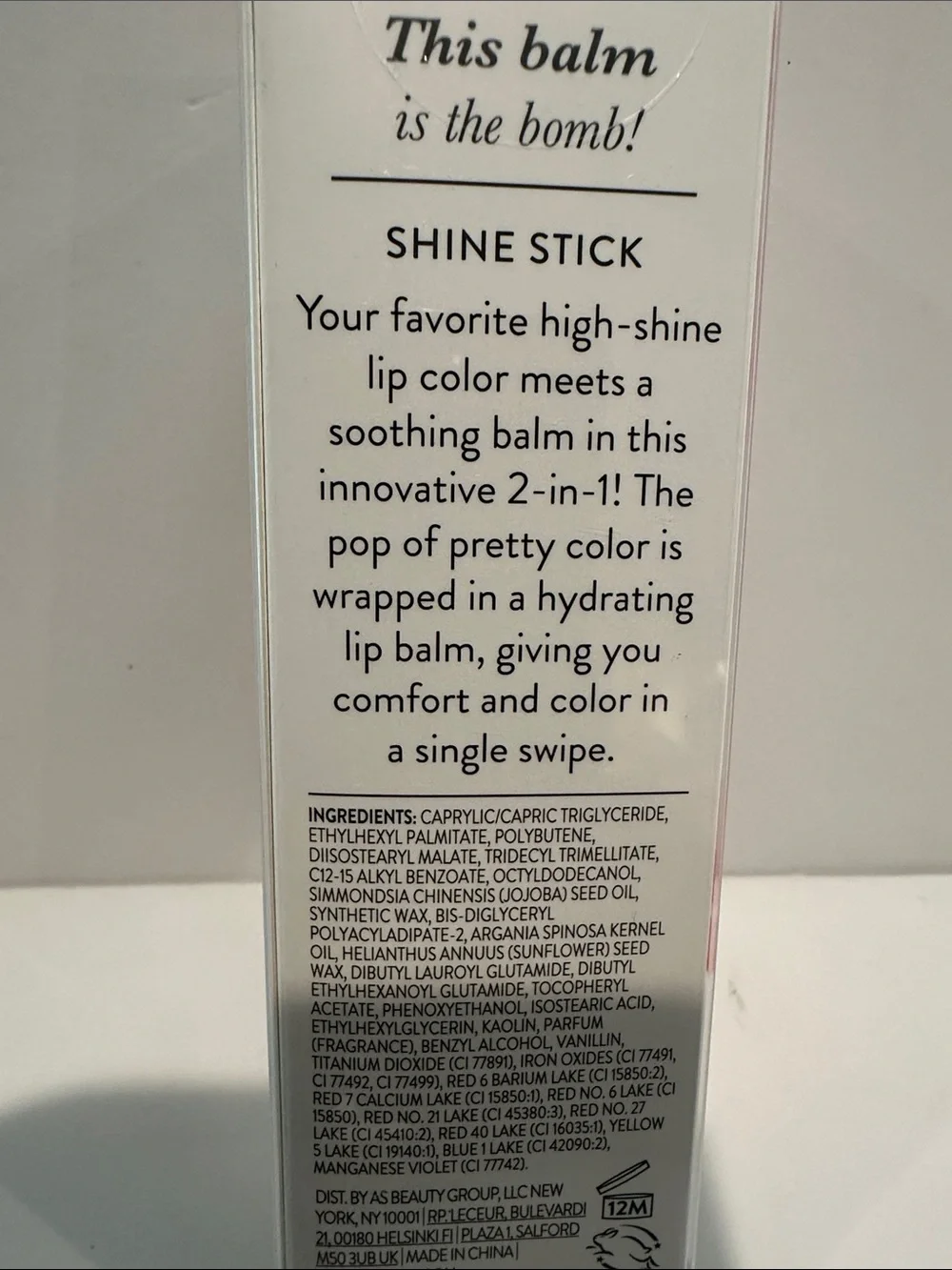 Laura Geller Shine Stick Moisturizing Lip Color with Balm.  No 00046 - Blossom